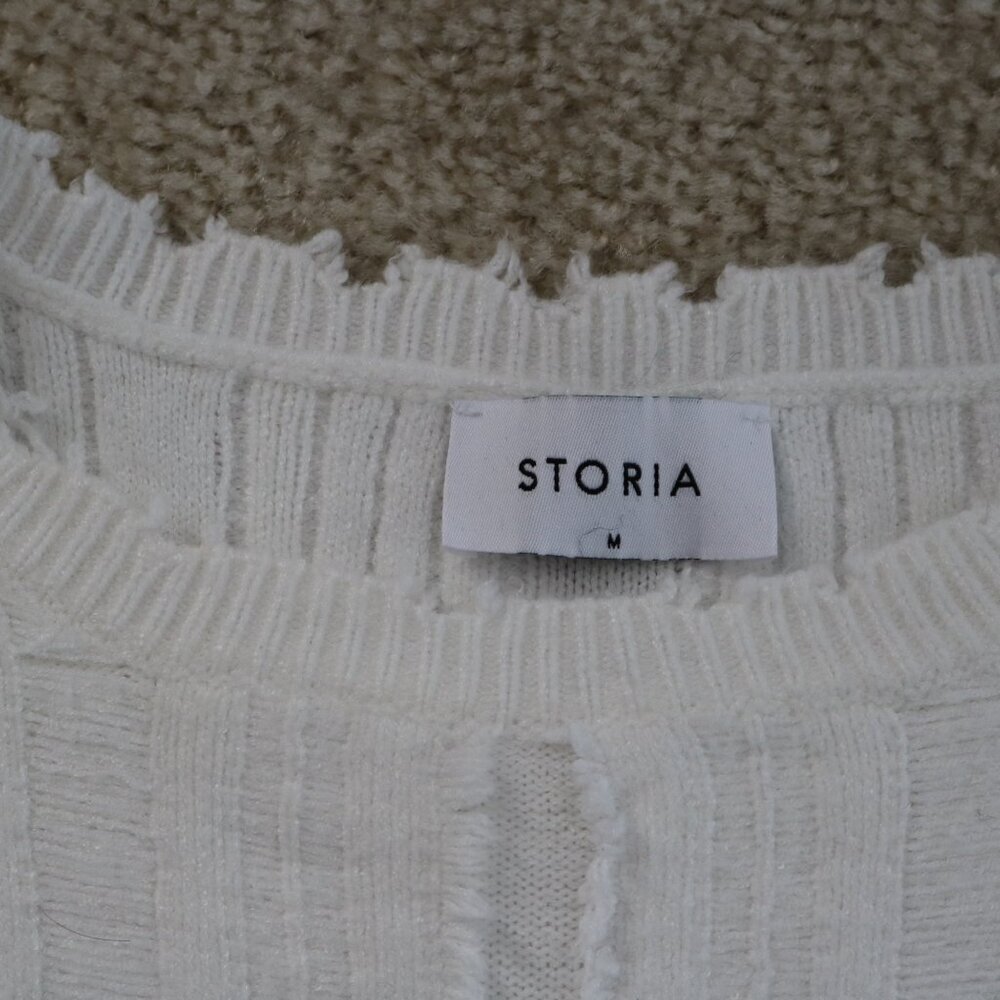 Storia White Long Sleeve Top - Picture 4 of 4